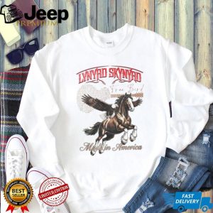 Lynyrd Skynyrd Free Bird Made In America Eagle and Horse Graphic T Shirt Lynyrd Skynyrd Free Bird Made In America Eagle and Horse Graphic T Shirt