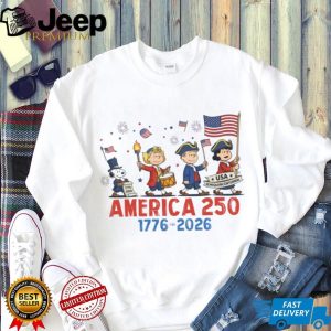 Snoopy Peanuts Gang America 250 Semiquincentennial 1776 2026 T Shirt Snoopy Peanuts Gang America 250 Semiquincentennial 1776 2026 T Shirt