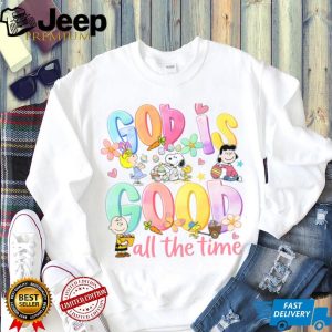 Peanuts Gang God Is Good All The Time Easter Eggs T Shirt Peanuts Gang God Is Good All The Time Easter Eggs T Shirt