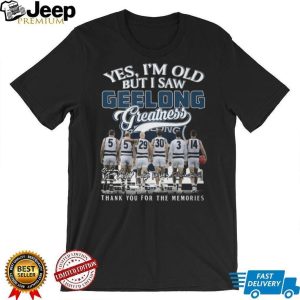 Geelong Cats Greatness AFL Legends Memories T Shirt Geelong Cats Greatness AFL Legends Memories T Shirt