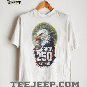 United States America 250 Retired Eagle Dog Tags Semiquincentennial T Shirt United States America 250 Retired Eagle Dog Tags Semiquincentennial T Shirt