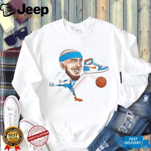 Alex Caruso AC9 Basketball Caricature Sneaker Graphic Tee Alex Caruso AC9 Basketball Caricature Sneaker Graphic Tee
