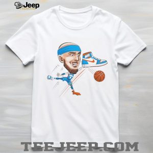 Alex Caruso AC9 Basketball Caricature Sneaker Graphic Tee