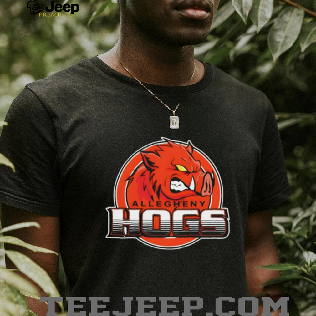 Allegheny Hogs Mascot Logo Sports Team Graphic T Shirt Allegheny Hogs Mascot Logo Sports Team Graphic T Shirt