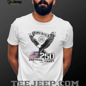 America 250 Enduring Legacy Eagle and Flag 1776 2026 T Shirt