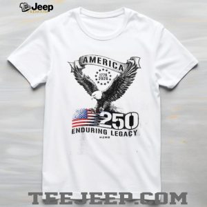 America 250 Enduring Legacy Eagle and Flag 1776 2026 T Shirt