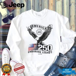 America 250 Enduring Legacy Eagle and Flag 1776 2026 T Shirt