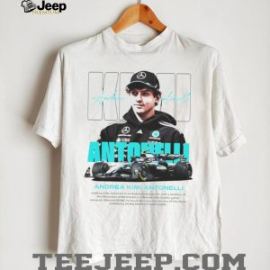 Andrea Kimi Antonelli Mercedes AMG F1 Junior Driver White T Shirt