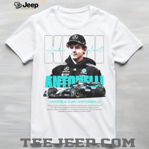 Andrea Kimi Antonelli Mercedes AMG F1 Junior Driver White T Shirt
