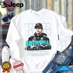 Andrea Kimi Antonelli Mercedes AMG F1 Junior Driver White T Shirt