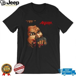 Anthrax Fist in Mouth Graphic Thrash Metal Graphic T Shirt Anthrax Fist in Mouth Graphic Thrash Metal Graphic T Shirt
