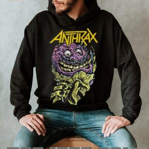 Anthrax Not Man Brain Skull Graphic Heavy Metal T Shirt Anthrax Not Man Brain Skull Graphic Heavy Metal T Shirt
