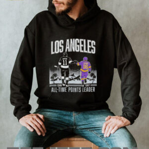 Anze Kopitar & Marcel Dionne Los Angeles Kings All Time Points Leader T Shirt