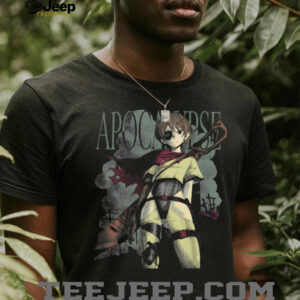 Apocalypse Anime Girl Aesthetic T Shirt Post Apocalyptic Manga Art