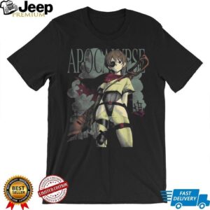 Apocalypse Anime Girl Aesthetic T Shirt Post Apocalyptic Manga Art