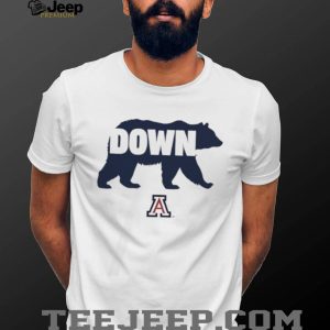 Arizona Wildcats “Bear Down” Silhouette Team Spirit T Shirt