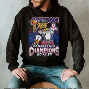 Arizona Wildcats Big 12 Conference Men’s Basketball Champions 2026 T Shirt Arizona Wildcats Big 12 Conference Men’s Basketball Champions 2026 T Shirt