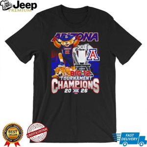 Arizona Wildcats Big 12 Tournament Champions 2026 T Shirt Arizona Wildcats Big 12 Tournament Champions 2026 T Shirt