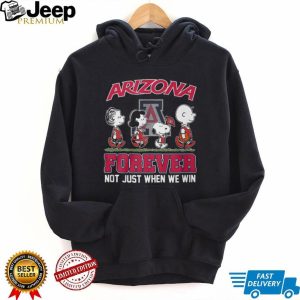 Arizona Wildcats Snoopy Peanuts Forever Not Just When We Win T Shirt Arizona Wildcats Snoopy Peanuts Forever Not Just When We Win T Shirt