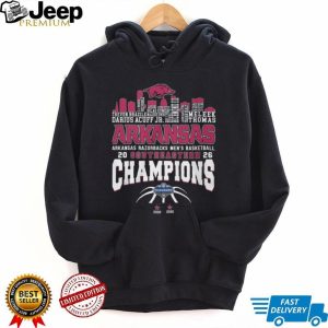 Arkansas Razorbacks 2026 SEC Basketball Champions City Skyline Shirt Arkansas Razorbacks 2026 SEC Basketball Champions City Skyline Shirt