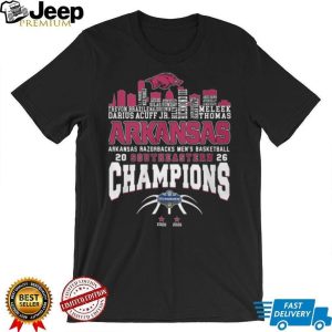 Arkansas Razorbacks 2026 SEC Basketball Champions City Skyline Shirt