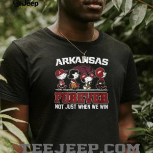 Arkansas Razorbacks Forever Peanuts Gang Fan Loyalty T Shirt Arkansas Razorbacks Forever Peanuts Gang Fan Loyalty T Shirt