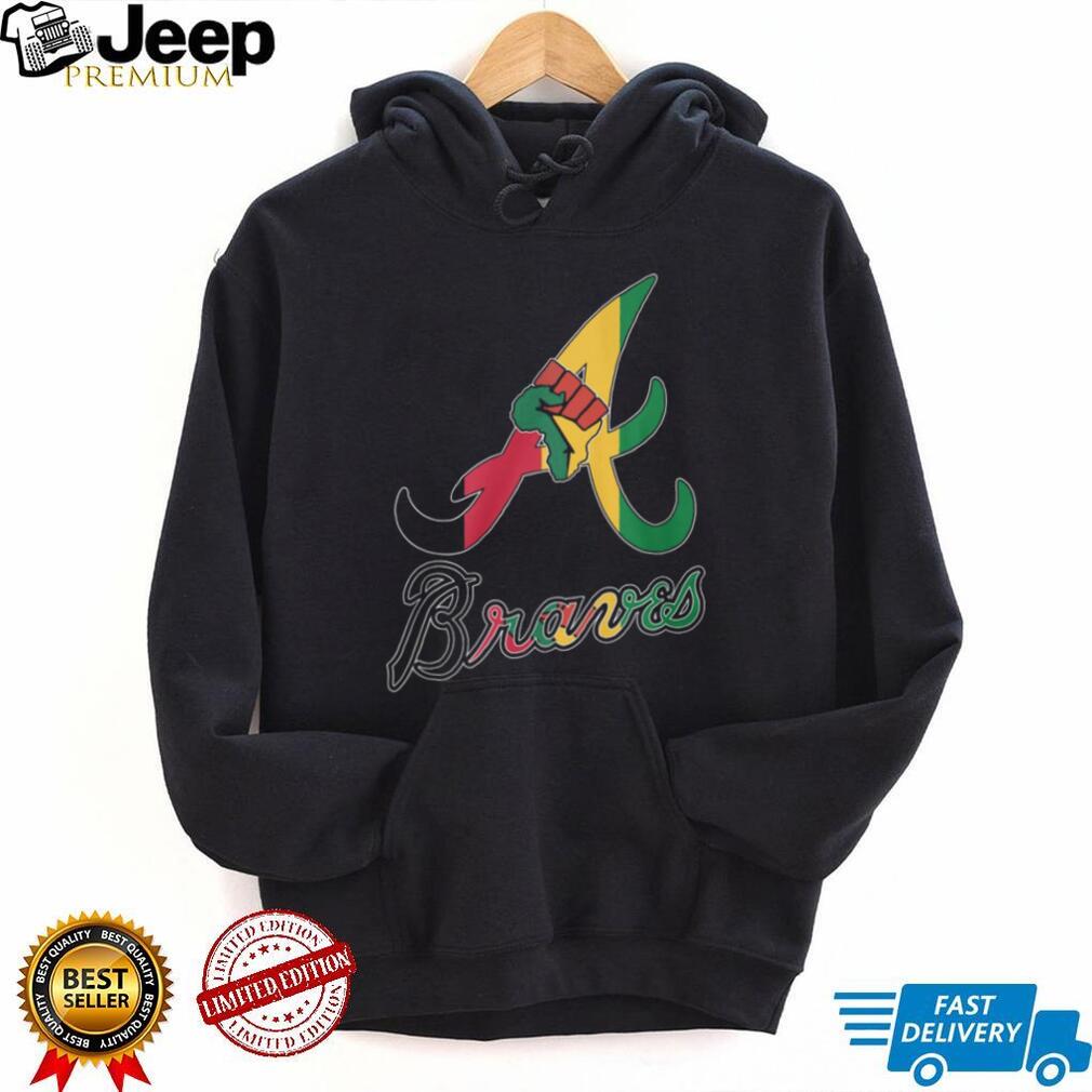 Atlanta Braves Black History Month Pan African Flag Colors Logo T Shirt Atlanta Braves Black History Month Pan African Flag Colors Logo T Shirt