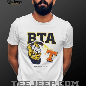 BTA Ann Arbor Energy Michigan vs Tennessee Mascot T Shirt BTA Ann Arbor Energy Michigan vs Tennessee Mascot T Shirt