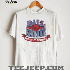 Ball Knower Mostly Sports Vintage Graphic T Shirt