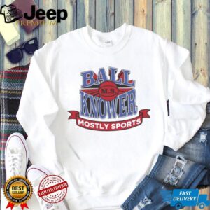 Ball Knower Mostly Sports Vintage Graphic T Shirt