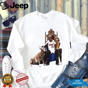 Bam Adebayo Miami Heat “King of the Court” GOAT Throne T Shirt