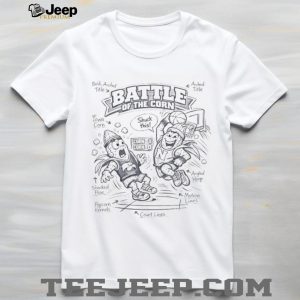 Battle Of The Corn Iowa vs Nebraska Basketball Graphic T Shirt