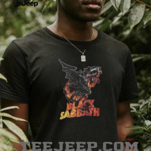 Black Sabbath Flaming Winged Demon Heavy Metal T Shirt