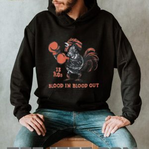 Blood In Blood Out 13 KOs Rooster Boxing Graphic T Shirt