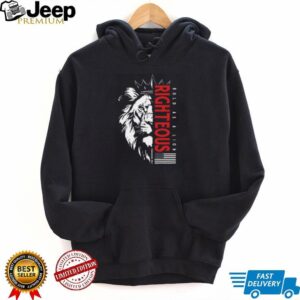 Bold As A Lion Righteous Patriotic Christian Scripture Graphic T shirt Bold As A Lion Righteous Patriotic Christian Scripture Graphic T shirt