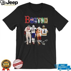 Boston City of Champions Legends Ortiz Brady Russell Orr Signatures T Shirt Boston City of Champions Legends Ortiz Brady Russell Orr Signatures T Shirt
