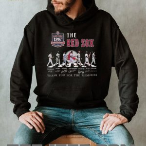 Boston Red Sox 125th Anniversary Abbey Road Tribute Baseball T Shirt Boston Red Sox 125th Anniversary Abbey Road Tribute Baseball T Shirt