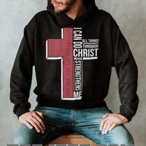 Boston Red Sox I Can Do All Things Through Christ Cross T Shirt