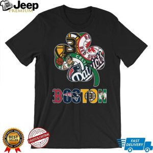 Boston Sports Shamrock Four Leaf Clover Teams Logo T Shirt Boston Sports Shamrock Four Leaf Clover Teams Logo T Shirt