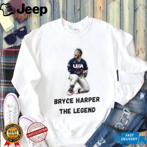 Bryce Harper The Legend Team USA Baseball Victory Pose T Shirt