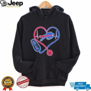 Buffalo Bills Heart Stethoscope Medical Nursing Fan T Shirt Buffalo Bills Heart Stethoscope Medical Nursing Fan T Shirt