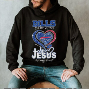 Buffalo Bills In My Veins Jesus In My Heart Religious Fan Shirt