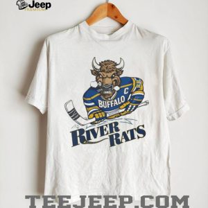 Buffalo River Rats Hockey Mascot Graphic T Shirt Buffalo River Rats Hockey Mascot Graphic T Shirt
