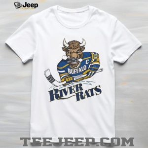 Buffalo River Rats Hockey Mascot Graphic T Shirt