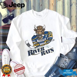Buffalo River Rats Hockey Mascot Graphic T Shirt