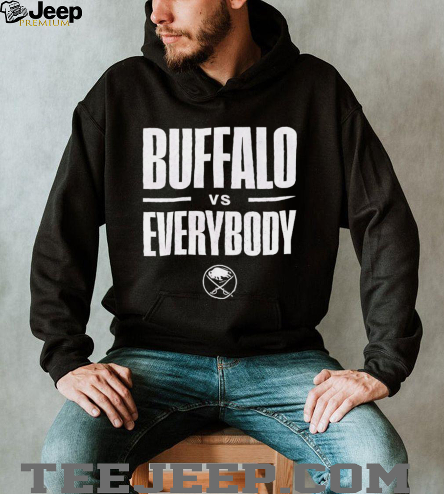 Buffalo vs Everybody Sabres Hockey Fan Graphic T Shirt Buffalo vs Everybody Sabres Hockey Fan Graphic T Shirt