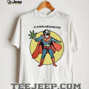 Cannabisman Hero Weed Parody Funny Superhero T Shirt