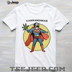 Cannabisman Hero Weed Parody Funny Superhero T Shirt