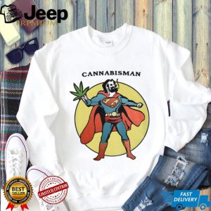 Cannabisman Hero Weed Parody Funny Superhero T Shirt