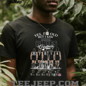 Carlton Blues Greatness Legends Signatures VFLAFL Premiership T Shirt